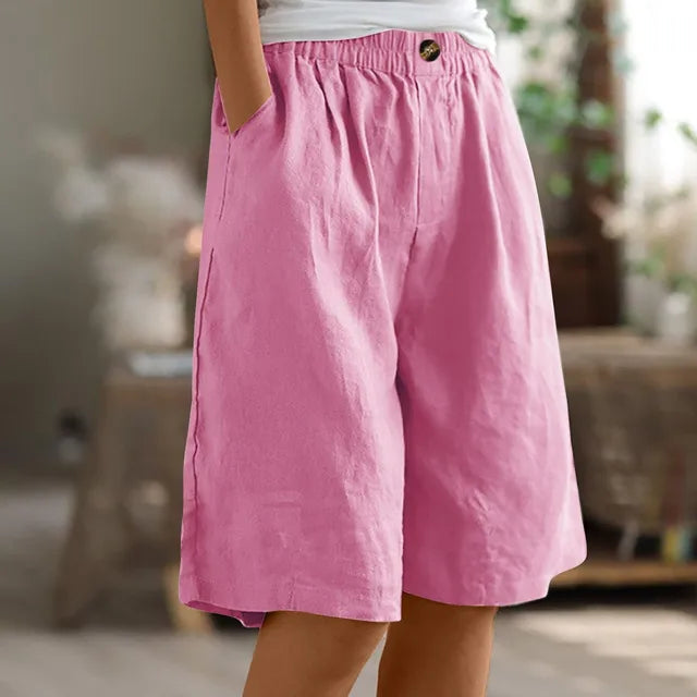 Catherine - Elegante Katoenen Dames Shorts