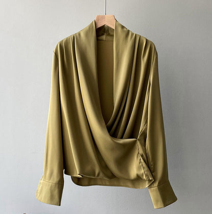 Marie Blouse en Satin