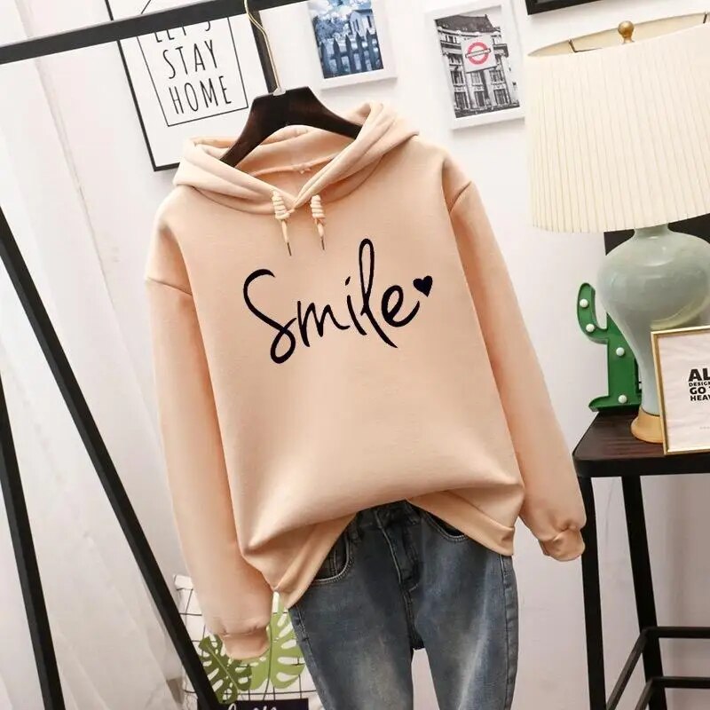 Smile Hoodie - Brie