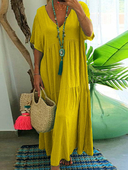 Cosmo Dames casual maxi jurk