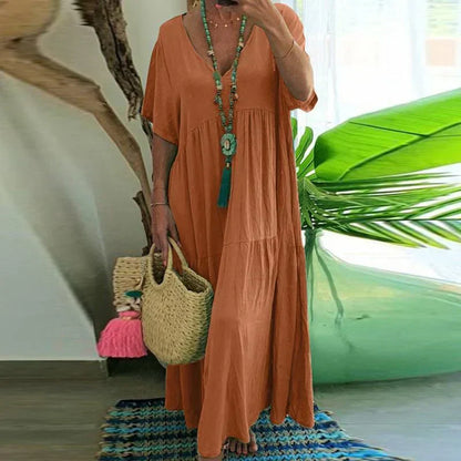 Cosmo Dames casual maxi jurk