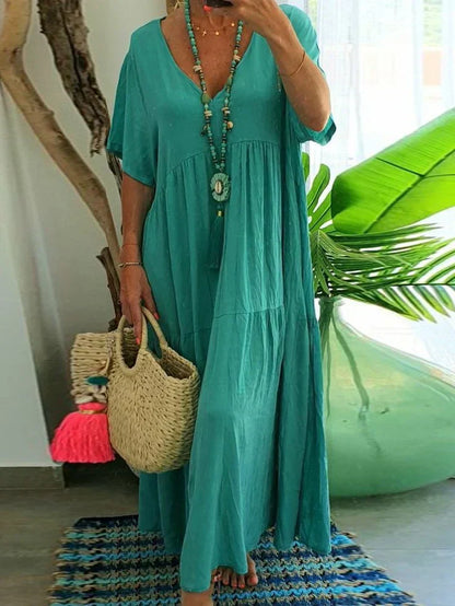 Cosmo Dames casual maxi jurk