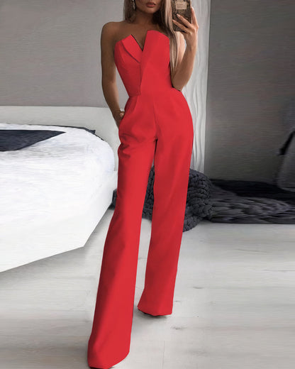 Mouwloze jumpsuit - Dorte