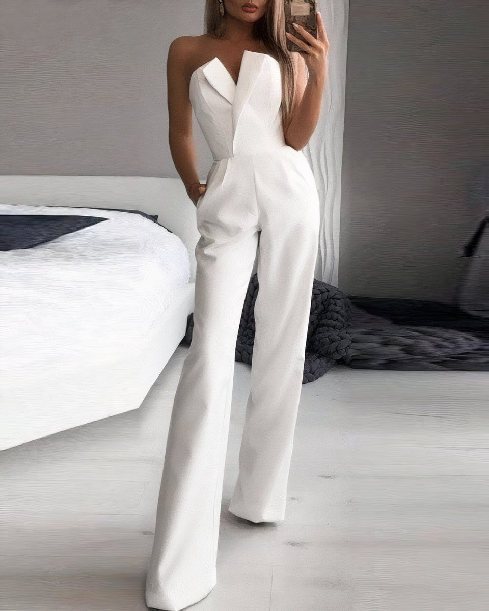 Mouwloze jumpsuit - Dorte