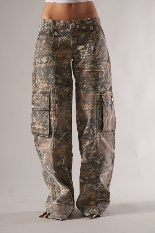 Sheba - Camo Cargo Broek voor Vrouwen