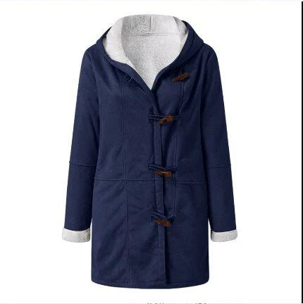 Isabella - casual, met fleece gevoerd jack met capuchon