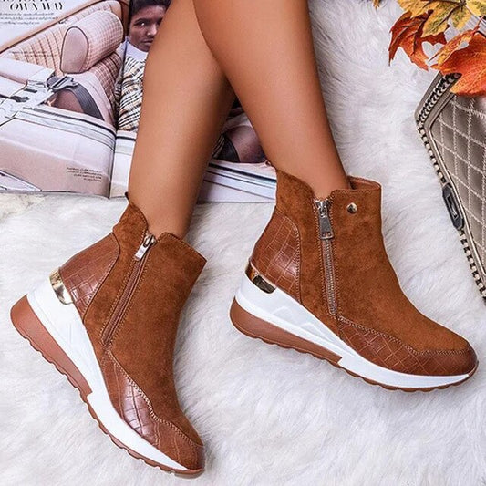 Piper Boots | Casual Women's Boots with Zipper