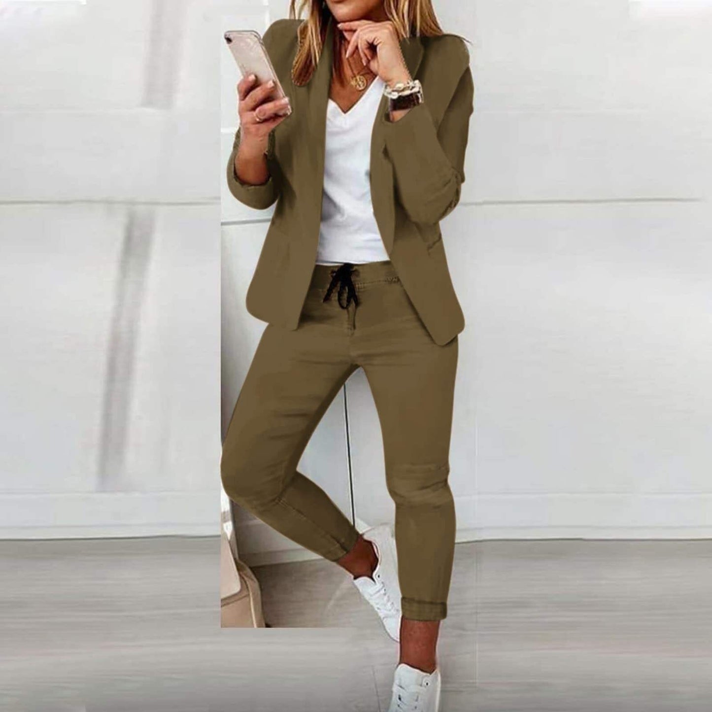 Blazer Dames - Modern - Comfortabel en Veelzijdig - Perfect voor Werk en Avondje Uit