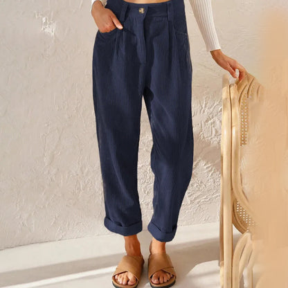 Broek met hoge taille voor dames