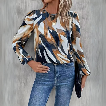 Eisley - Casual Lange Lantaarn Mouw Blouse