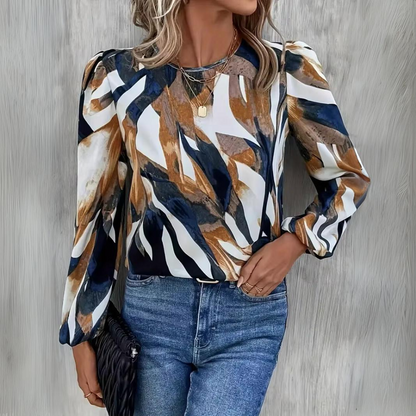 Eisley - Casual Lange Lantaarn Mouw Blouse