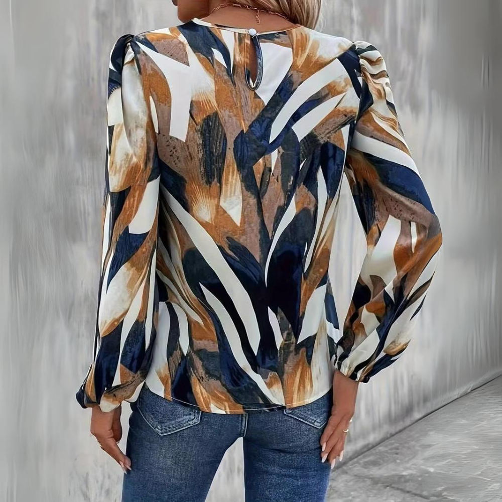 Eisley - Casual Lange Lantaarn Mouw Blouse