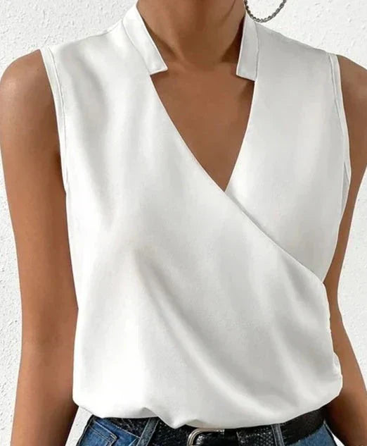 Elena - Elegante mouwloze top - Tijdloos, stijlvol & op vele manieren te combineren