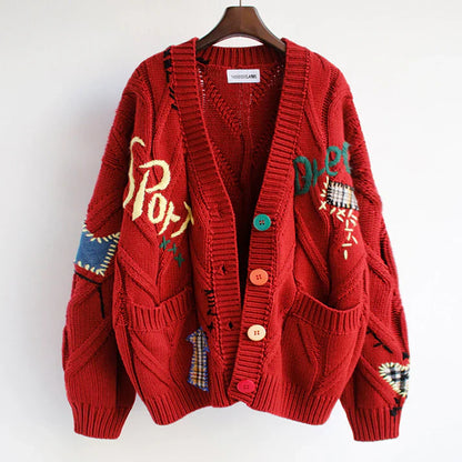 Ella - vest met patchworkaccenten