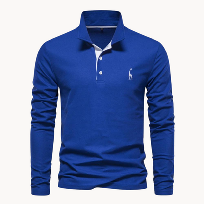 Alden | Elegante lange mouwen polo