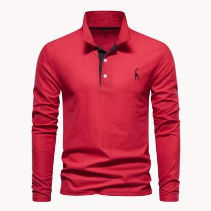 Alden | Elegante lange mouwen polo