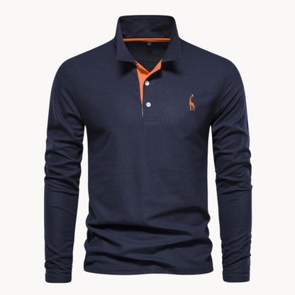 Alden | Elegante lange mouwen polo