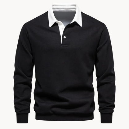 Fergus | Stijlvol casual polosweatshirt