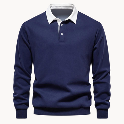 Fergus | Stijlvol casual polosweatshirt