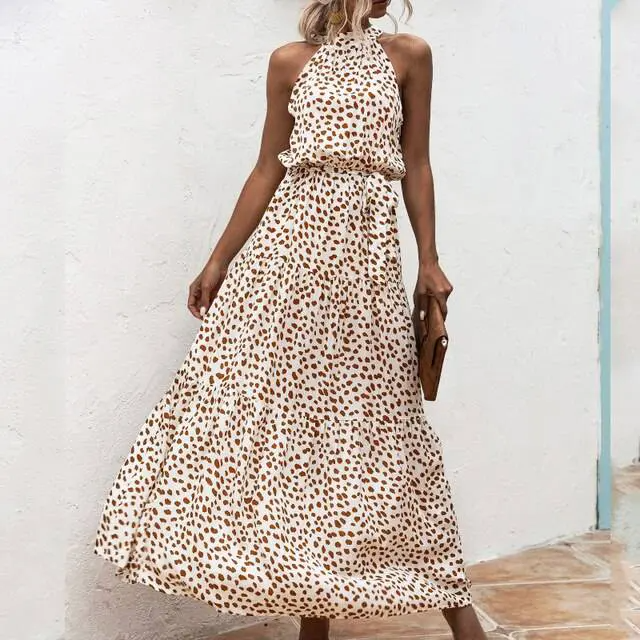 Fenella Strapless Maxi jurk met bloemenprint