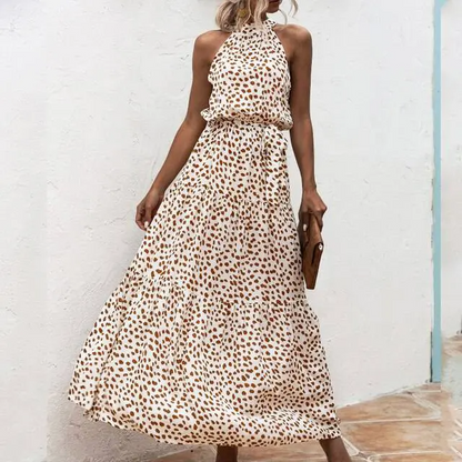 Fenella Strapless Maxi jurk met bloemenprint