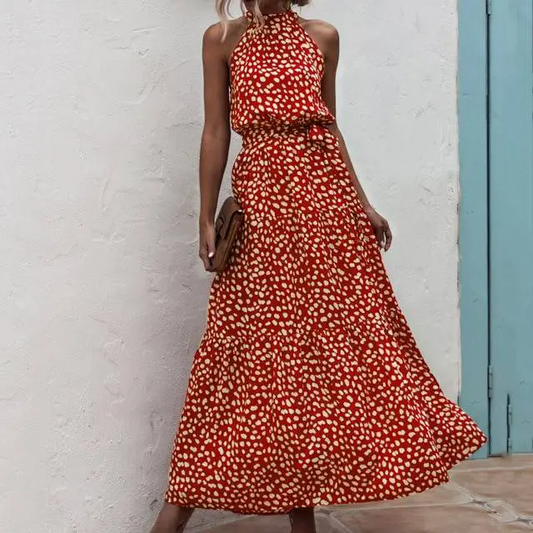 Fenella Strapless Maxi jurk met bloemenprint
