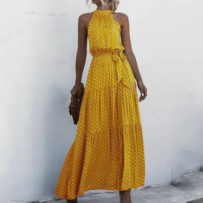 Fenella Strapless Maxi jurk met bloemenprint