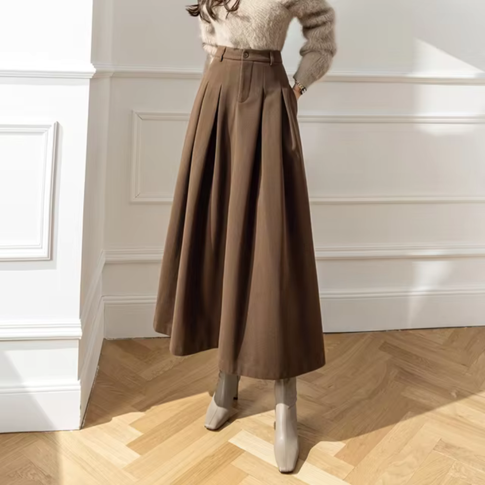 Fiorella - Vintage Winter Maxi Rok