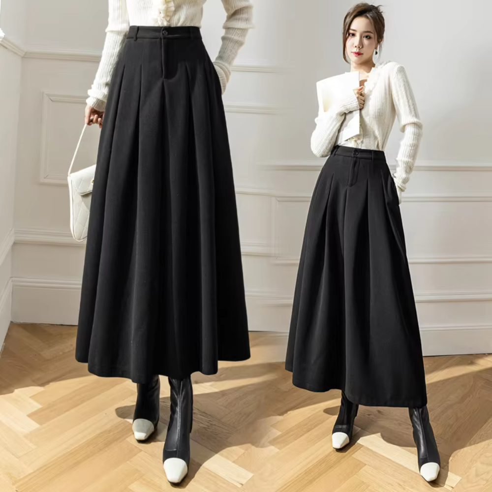 Fiorella - Vintage Winter Maxi Rok