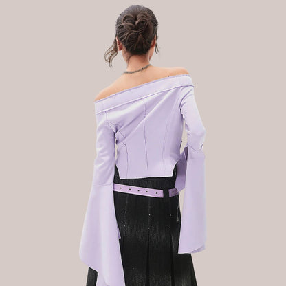 Vale Haut élégant avec détail corset
