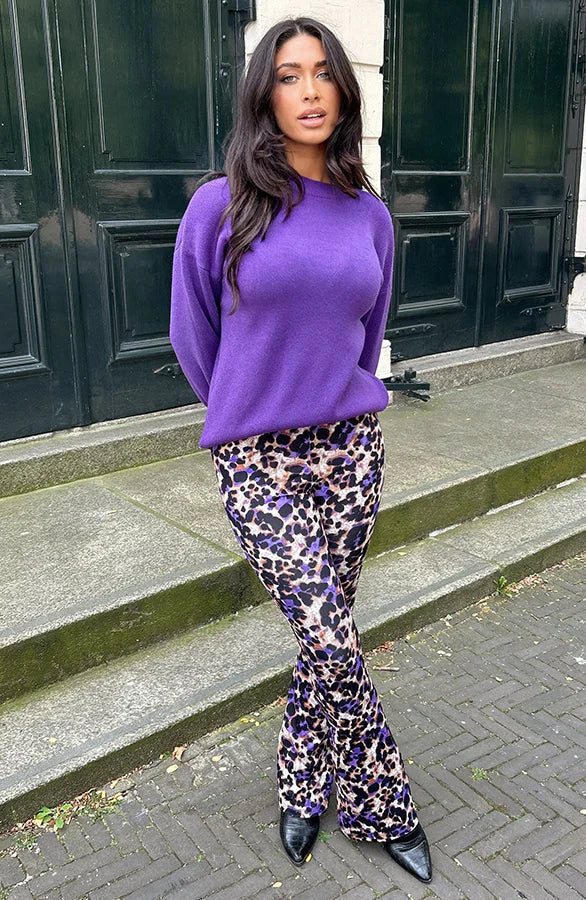 Luna | Luipaardprint Broek | Gedurfd & Comfortabel | Stretchy Fit