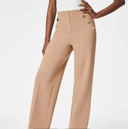 Cosima -  Button Wide Leg Pants