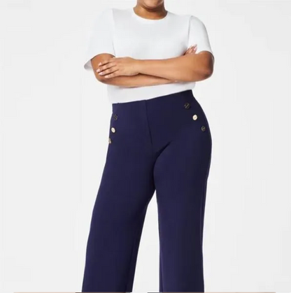 Cosima -  Button Wide Leg Pants