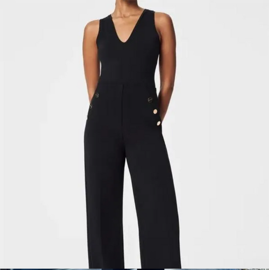 Wijde broek met knopen