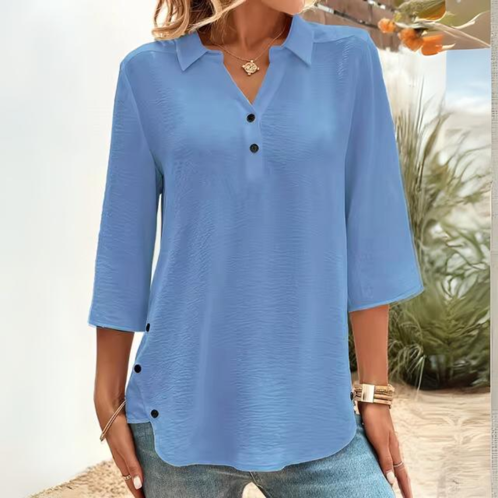 Frida - Casual blouse met comfortabele pasvorm