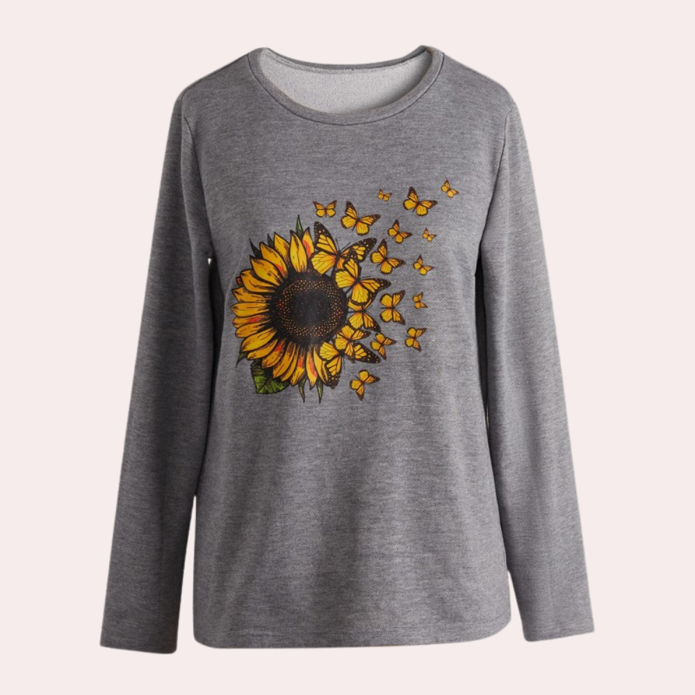 ALIKAH Trendy Bedrukte Shirt voor Dames