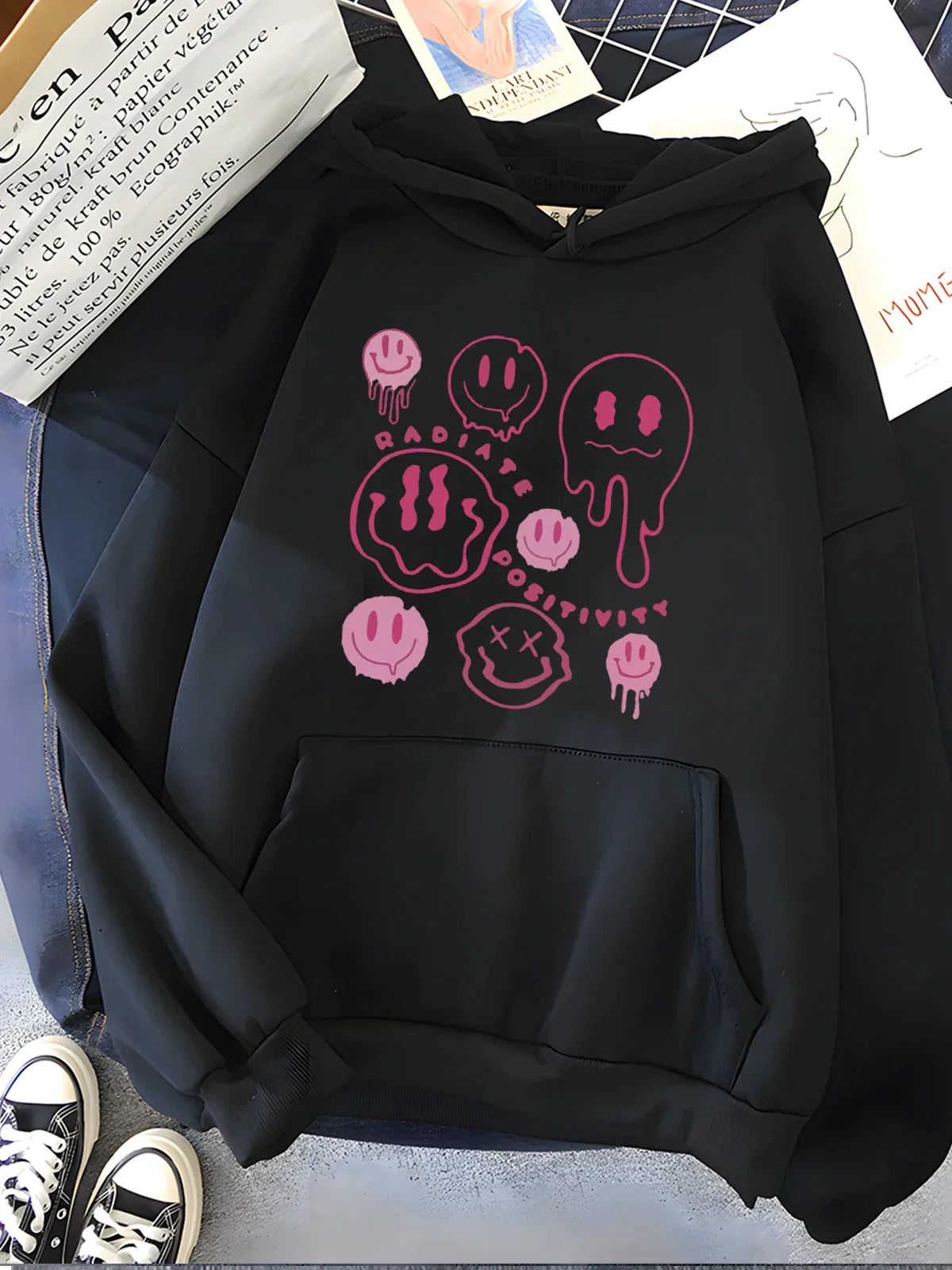 Grappige grafische hoodie - Gia