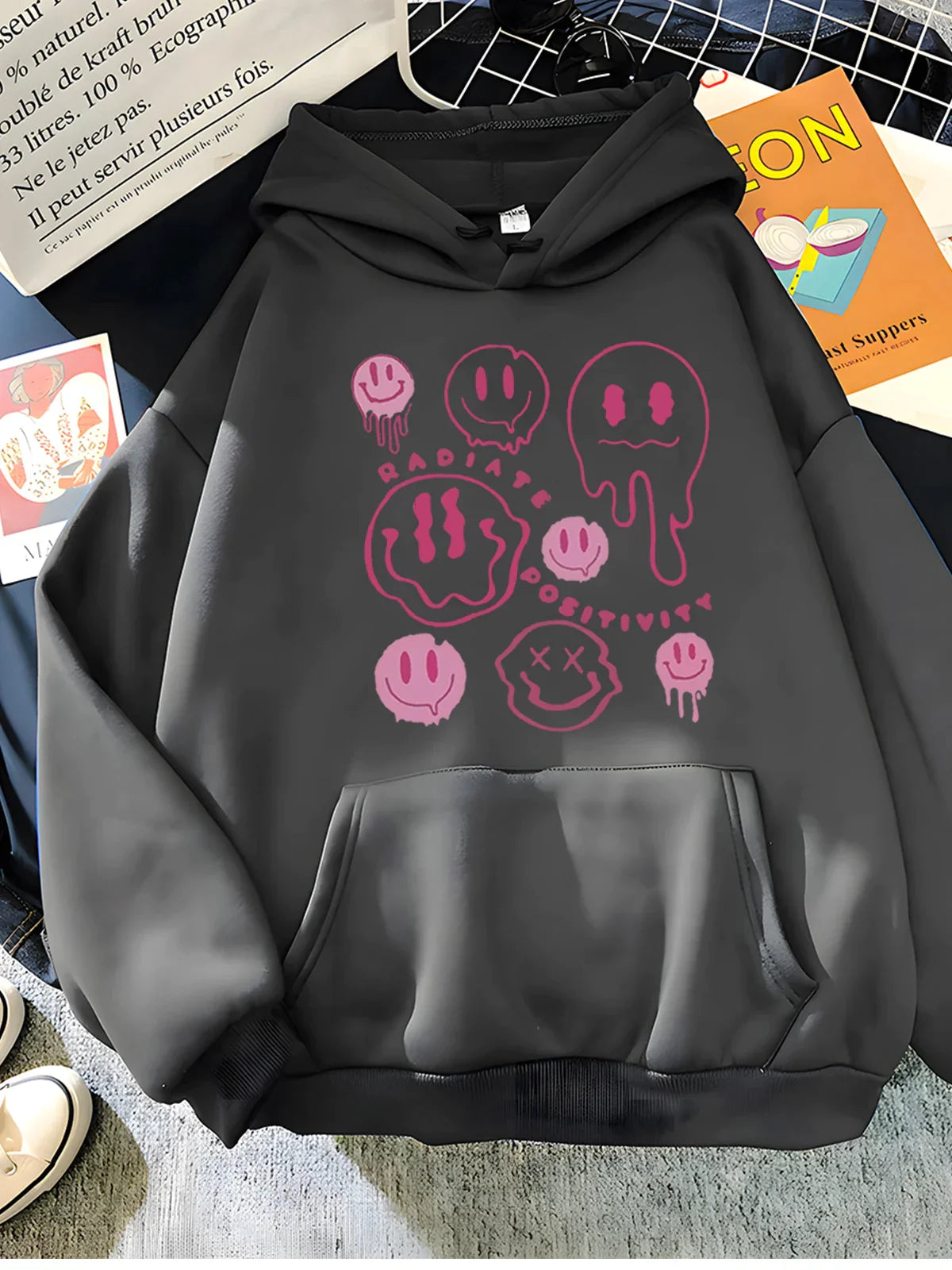 Grappige grafische hoodie - Gia