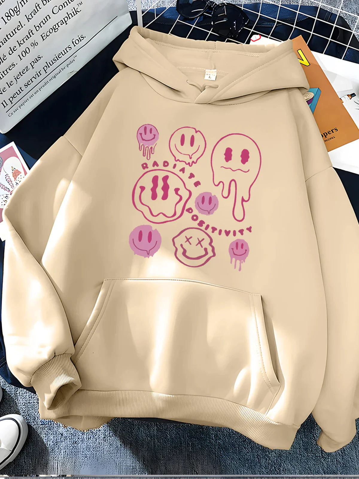 Grappige grafische hoodie - Gia