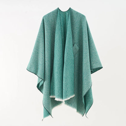 Mia Kasjmier Poncho | Retro & Stijlvol