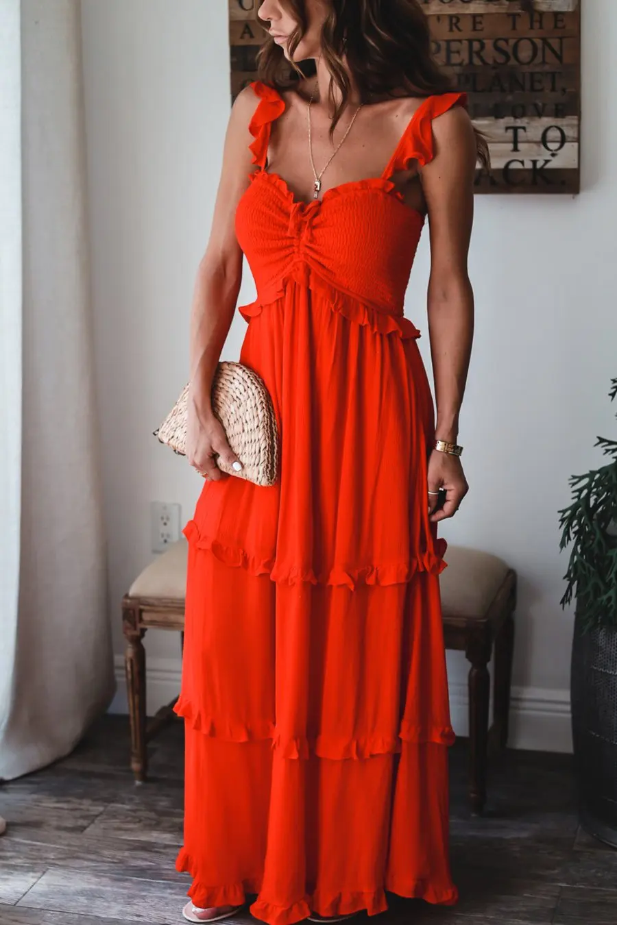 Gabrielle Dames tuniek met Vhals Maxi Zomerjurk