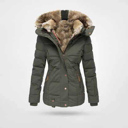 Zara - Warme, waterdichte winterjas met voering en capuchon