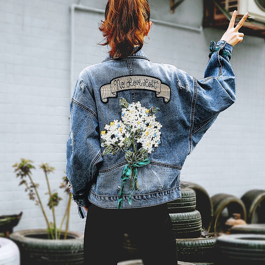 LibbiesJacket I Jas Met Borduurwerk Voor Dames