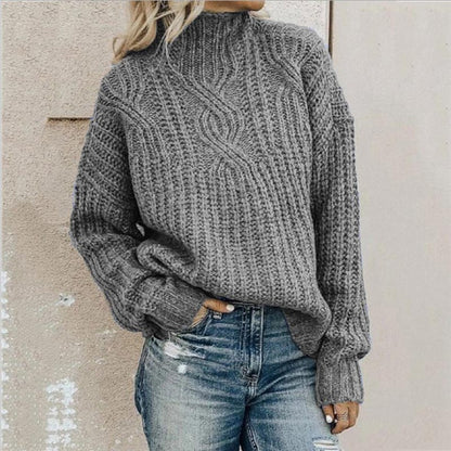 Sweater met Comfortabele rolkraag