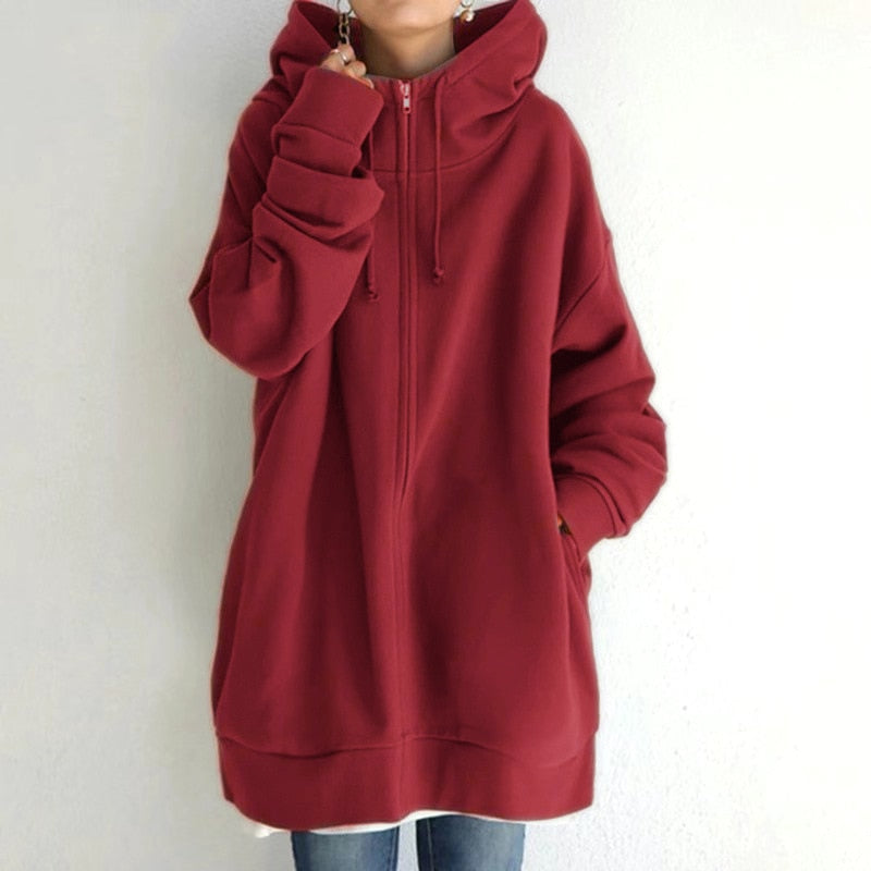 Knusse oversized wintertrui - Cassandra