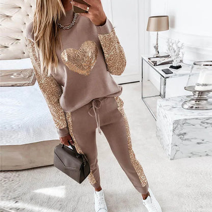 Heidi-Mode - Casual herfst moderne loungewear set voor vrouwen