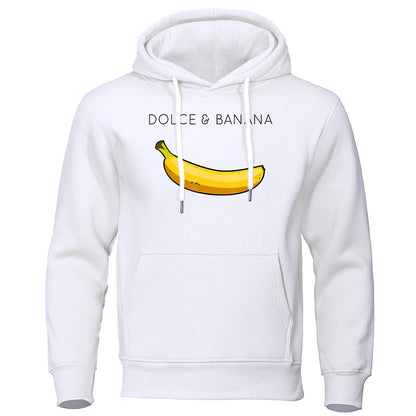 Sharon | Hoodie met bananenprint