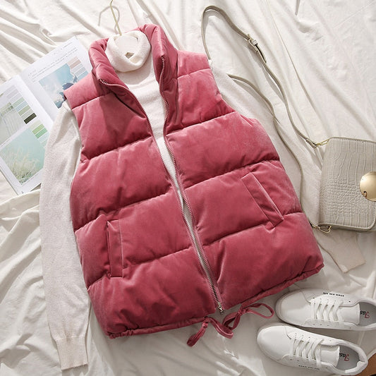 Dames Rood/Roze bodywarmer