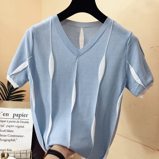 Carina Blouse | Gebreide Vrouwenblouse