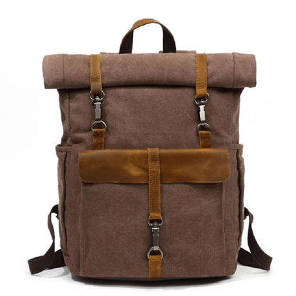 Benjamin | Grote Canvas Laptop Reistas Rugzak